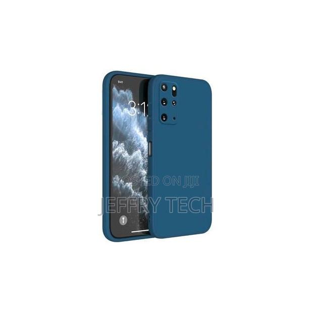 Liquid Silicone Case for Samsung S20 Plus: Blue - main view