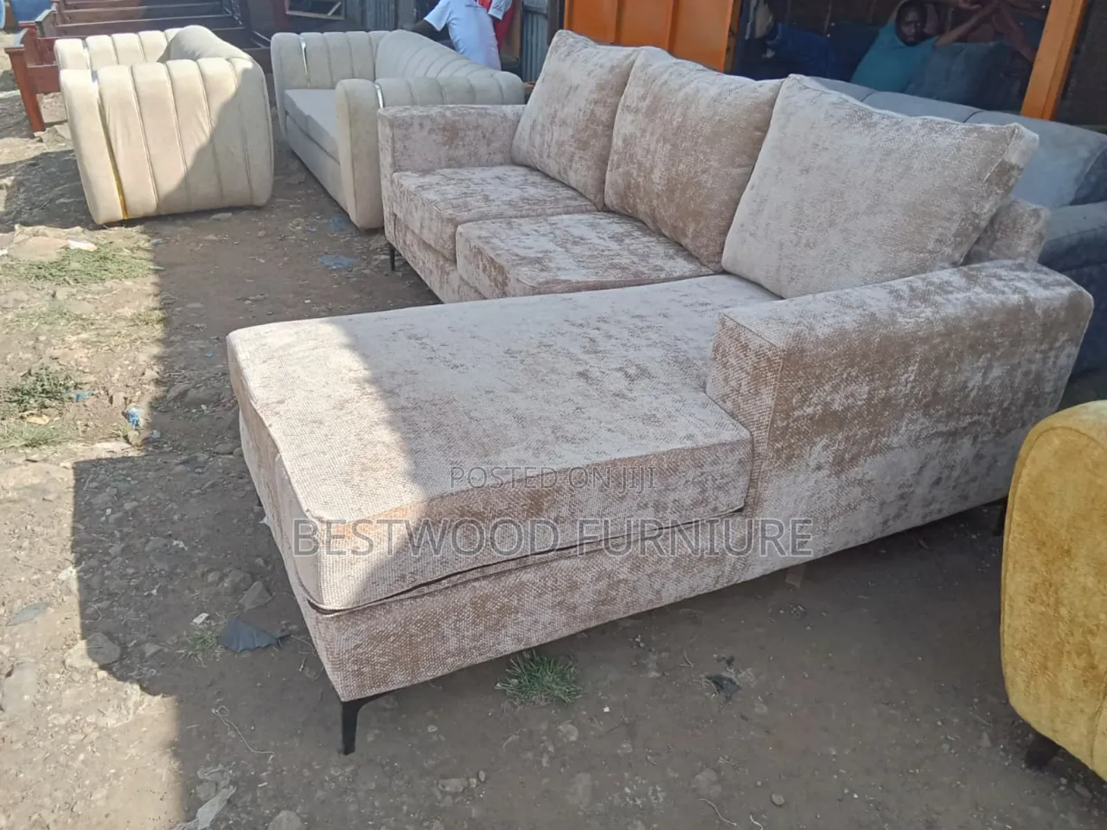 L Shaped 6seater, New Model With Different Colours