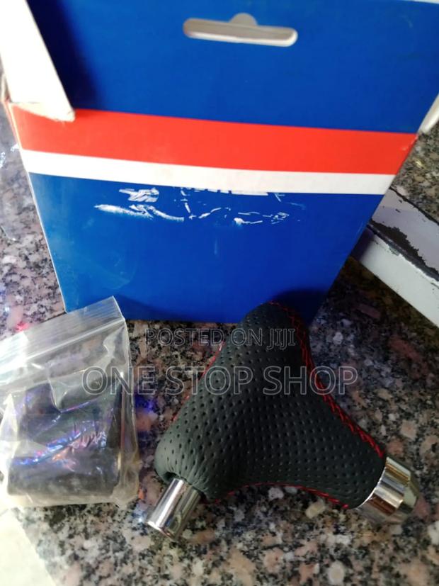 TRD Branded Automatic Transmission Gear Shift Knob Lever With Button - thumbnail 2