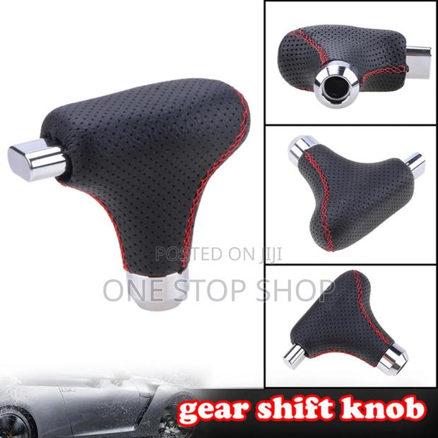 TRD Branded Automatic Transmission Gear Shift Knob Lever With Button - main view