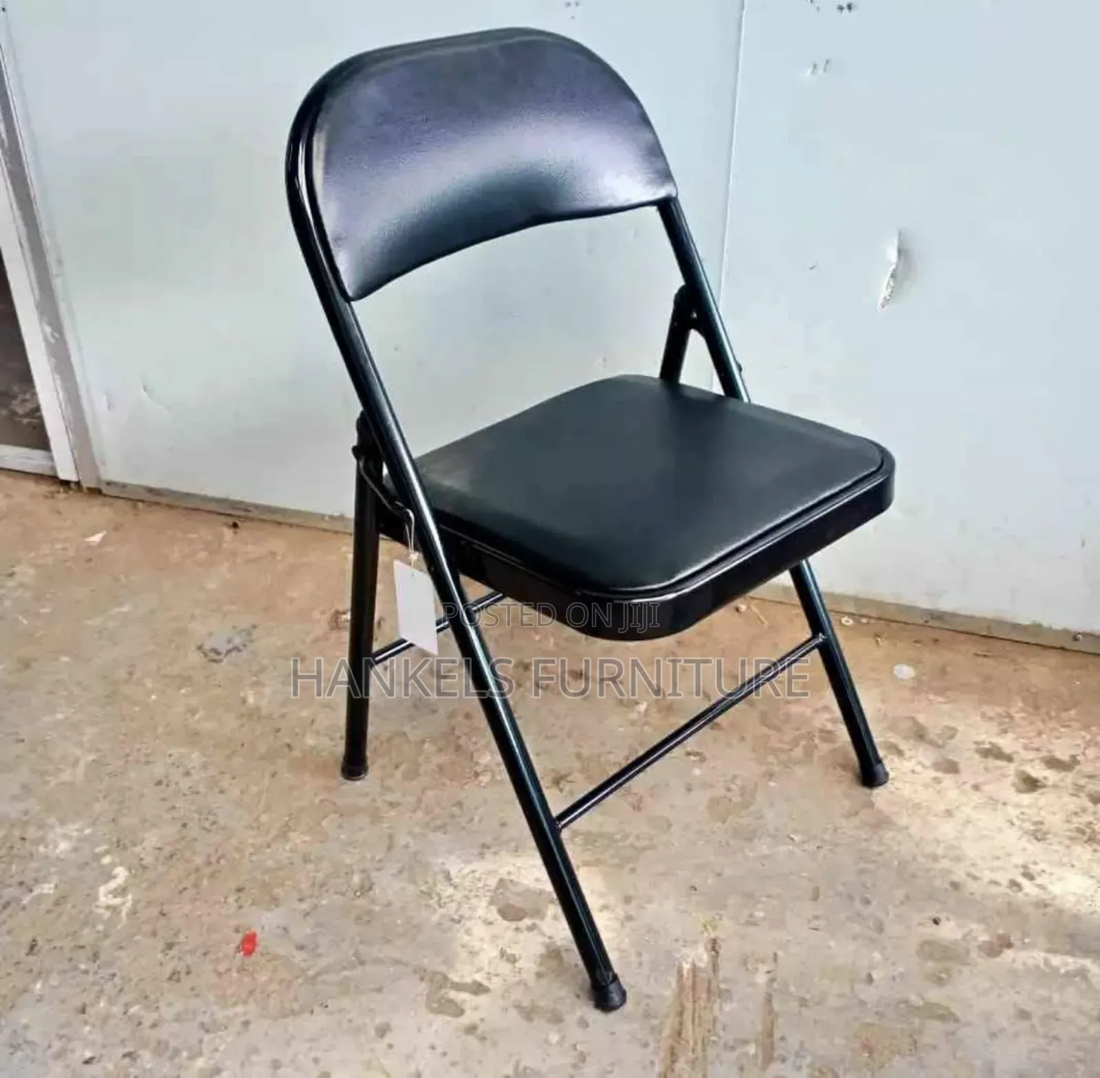 Clark Metal Folding Chair (Black)