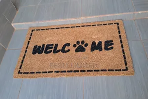 Printed PVC Backed Coir Door Mat 45x75cm