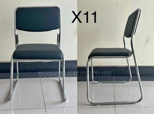 Durable Chrome Office Guest Chair — Ideal for Reception Areas - thumbnail 2