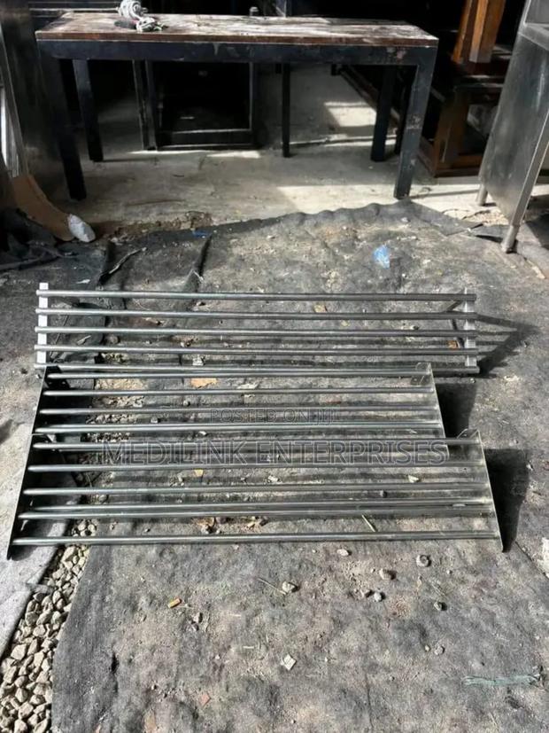 Stainless Steel Wall Shelves 5ft Long