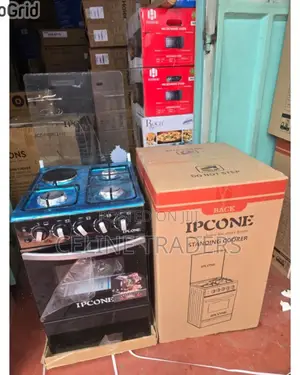3 Gas Burner+1 Electric Plate Ipcone Cooker With an Electric Oven
