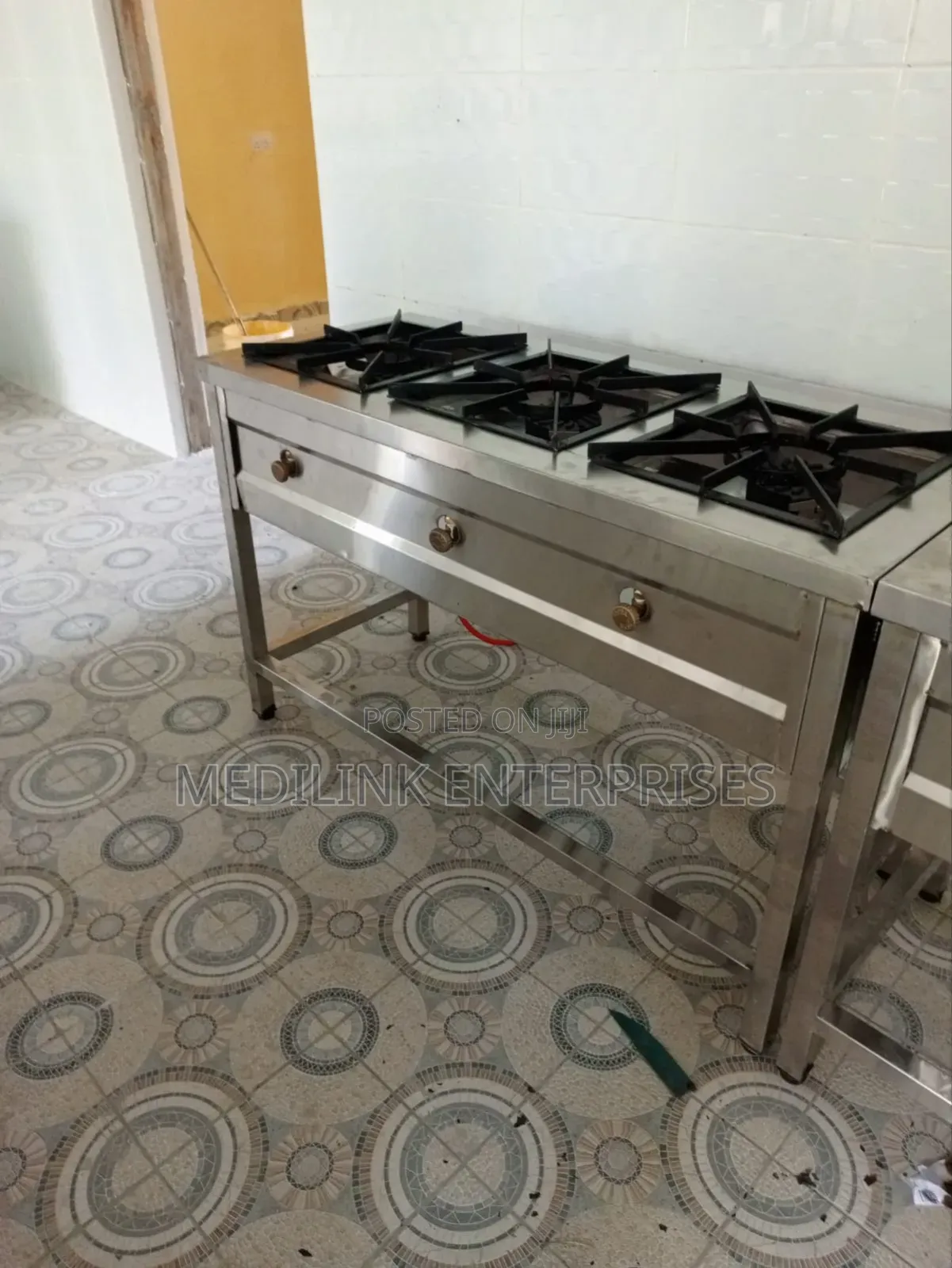 3-High Pressure Burner Cookers (Stainless Steel)