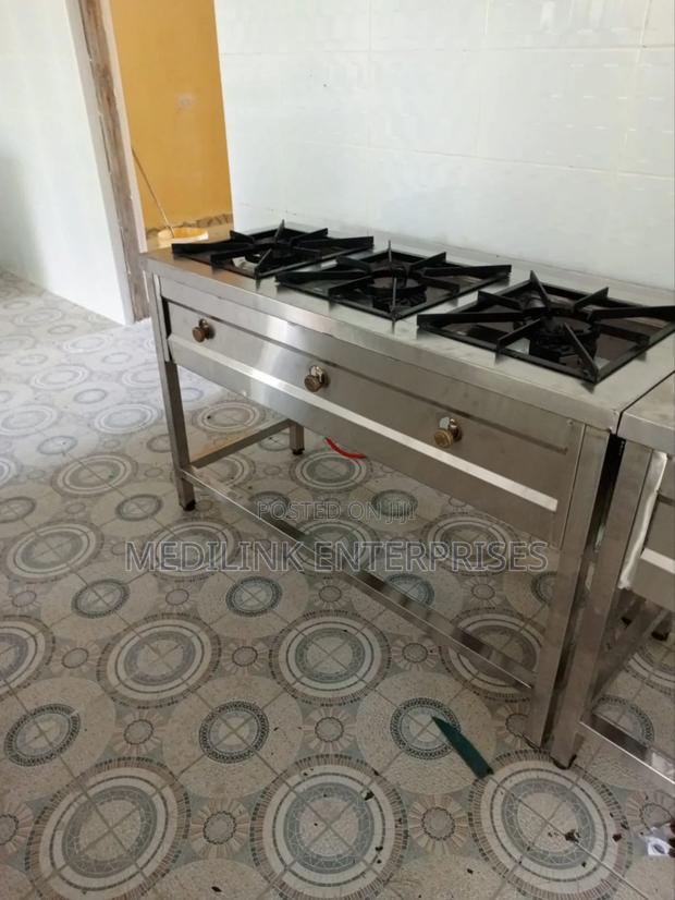 3-High Pressure Burner Cookers (Stainless Steel) - main view