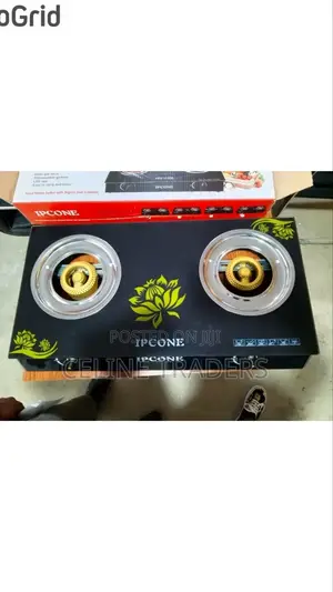 Ipcone 2 Burner Glass Top Gas Stove – Double Burner, Auto Ignition