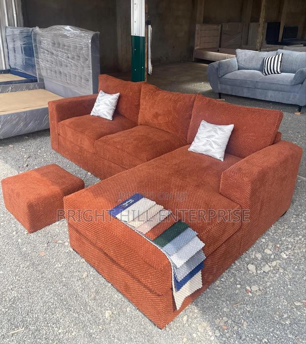 Custom Made L-Shaped Sofa (6) Seater
