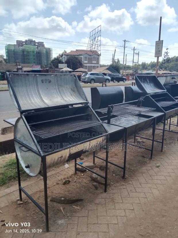 Mildsteel Closable Meat Grill Barbeque