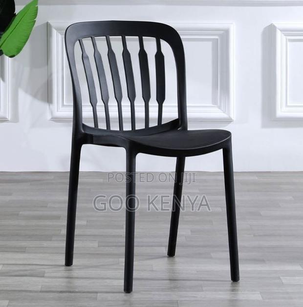 Home Chair; Stackable Colorful High-Back Polypropylene Chair