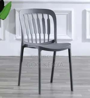 Home Chair; Stackable Colorful High-Back Polypropylene Chair