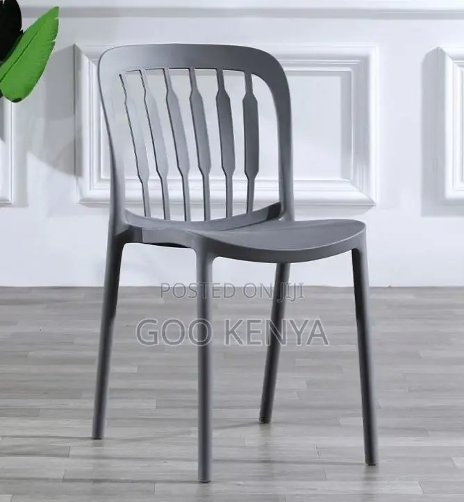 Home Chair; Stackable Colorful High-Back Polypropylene Chair