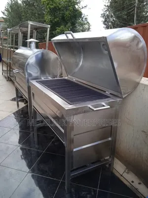 Closable Stainless Steel Commercial Kitchen Meat Grill Barbecue