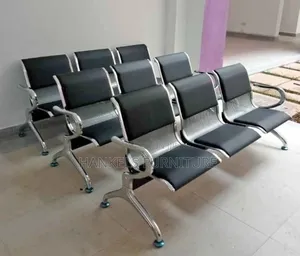 3-Seater Link Chair – Durable Seating for Waiting Reception Areas