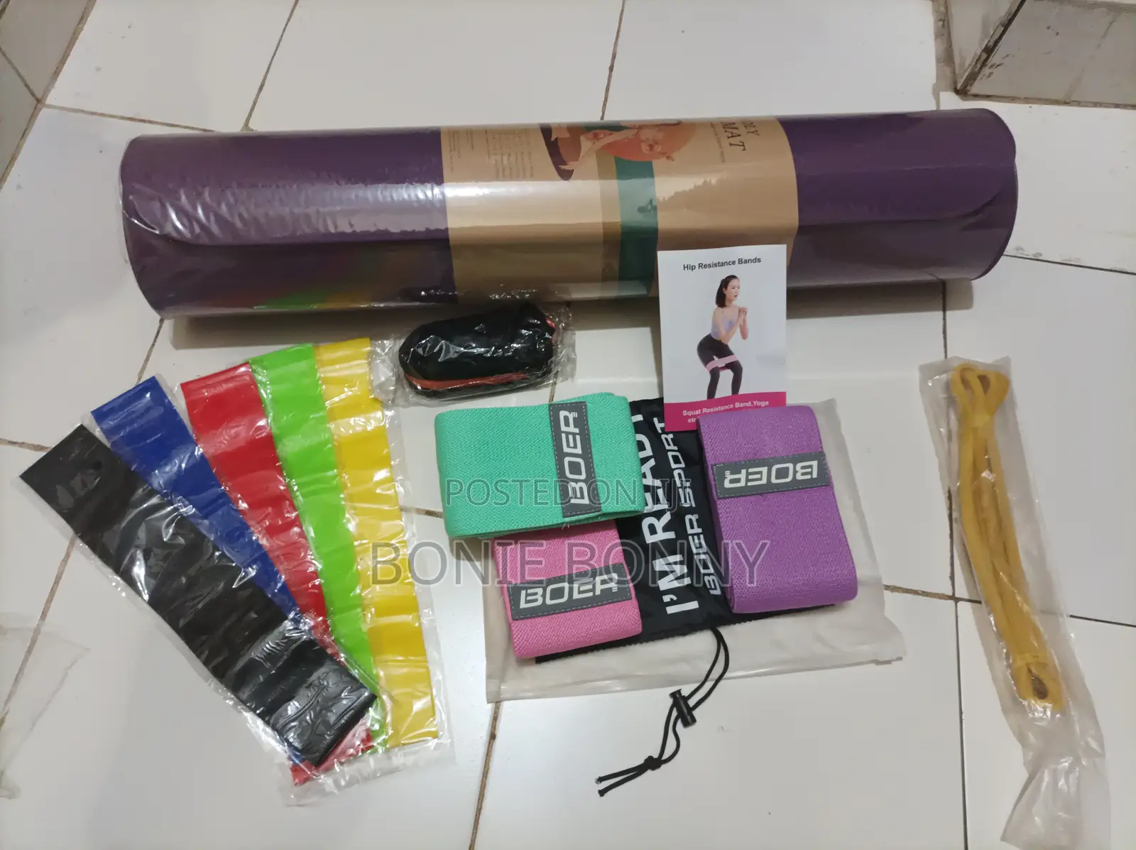 Boer Exercise Bands + Free Weist Bag