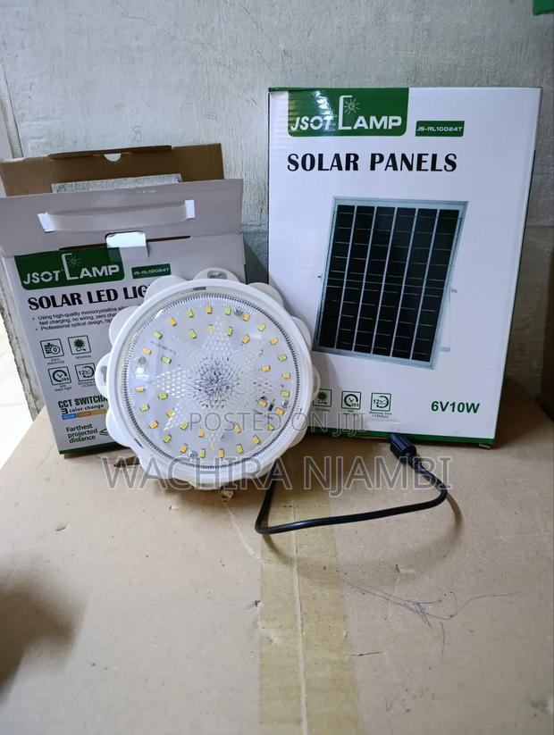 Solar-Powered Indoor Ceiling Light 100watts