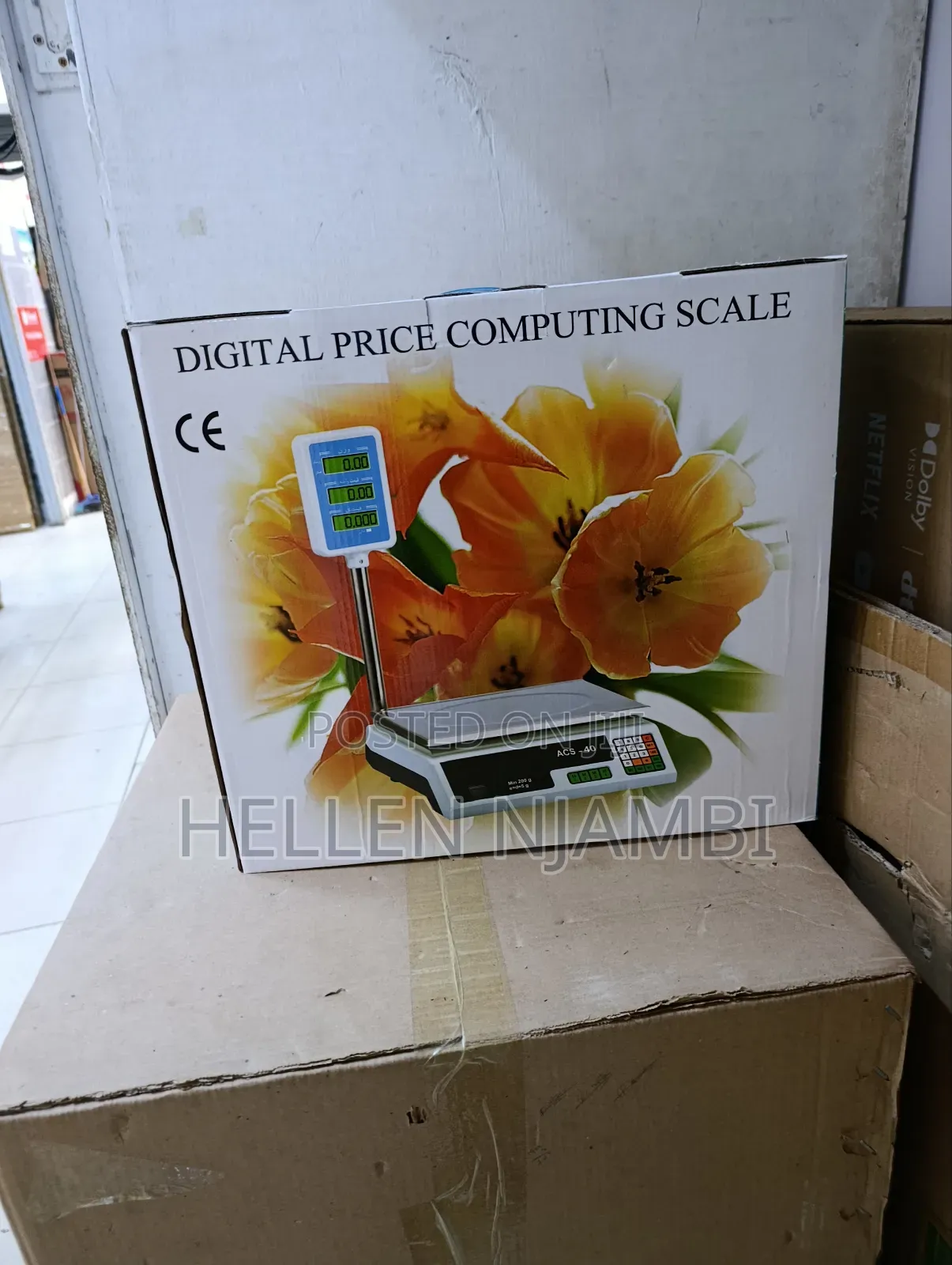 40kg Digital Price Computing Weighing Scale With Arm