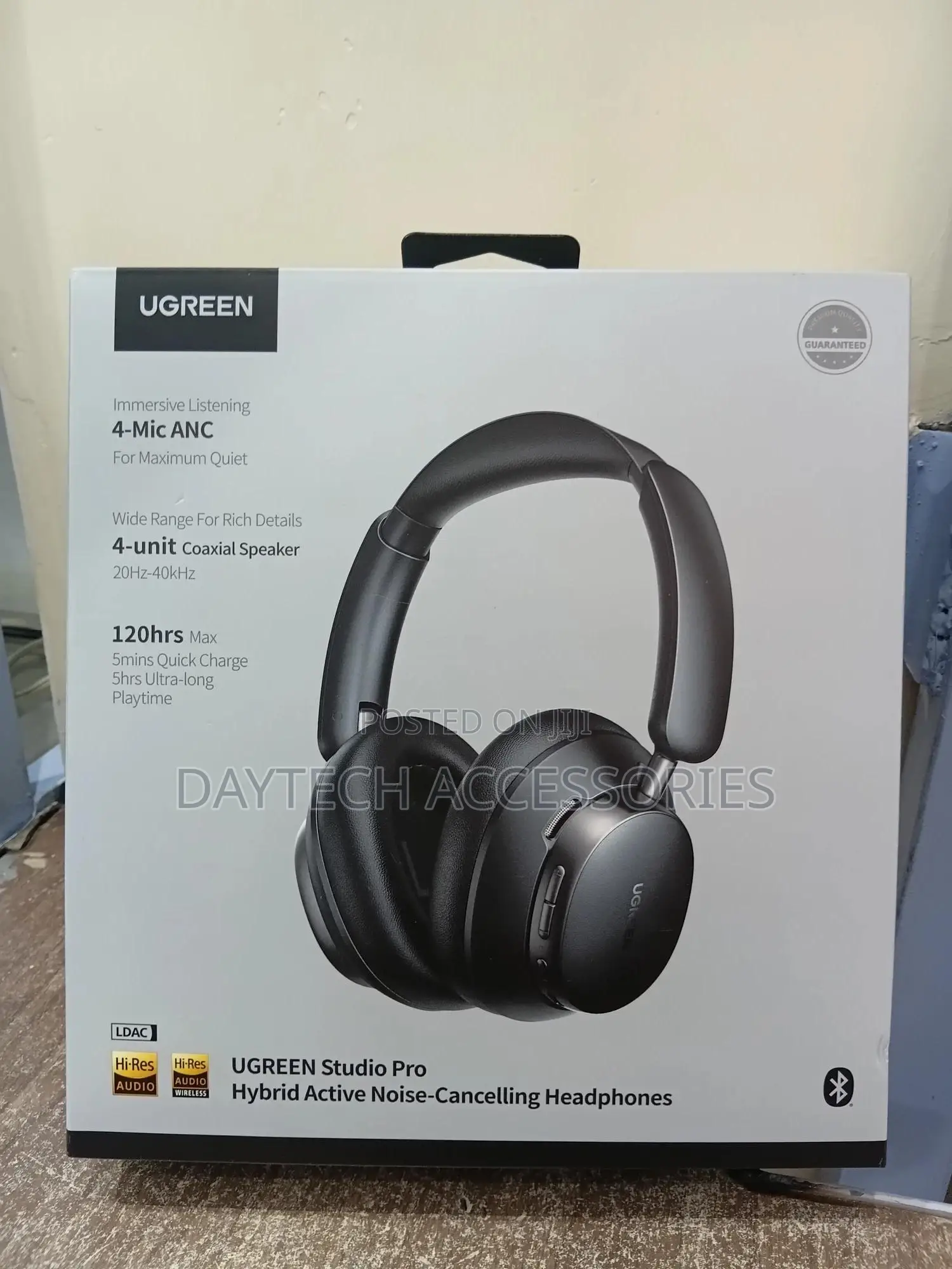 Ugreen Studio Pro 48db Anc Wireless Bluetooth Over the Ear Headphones