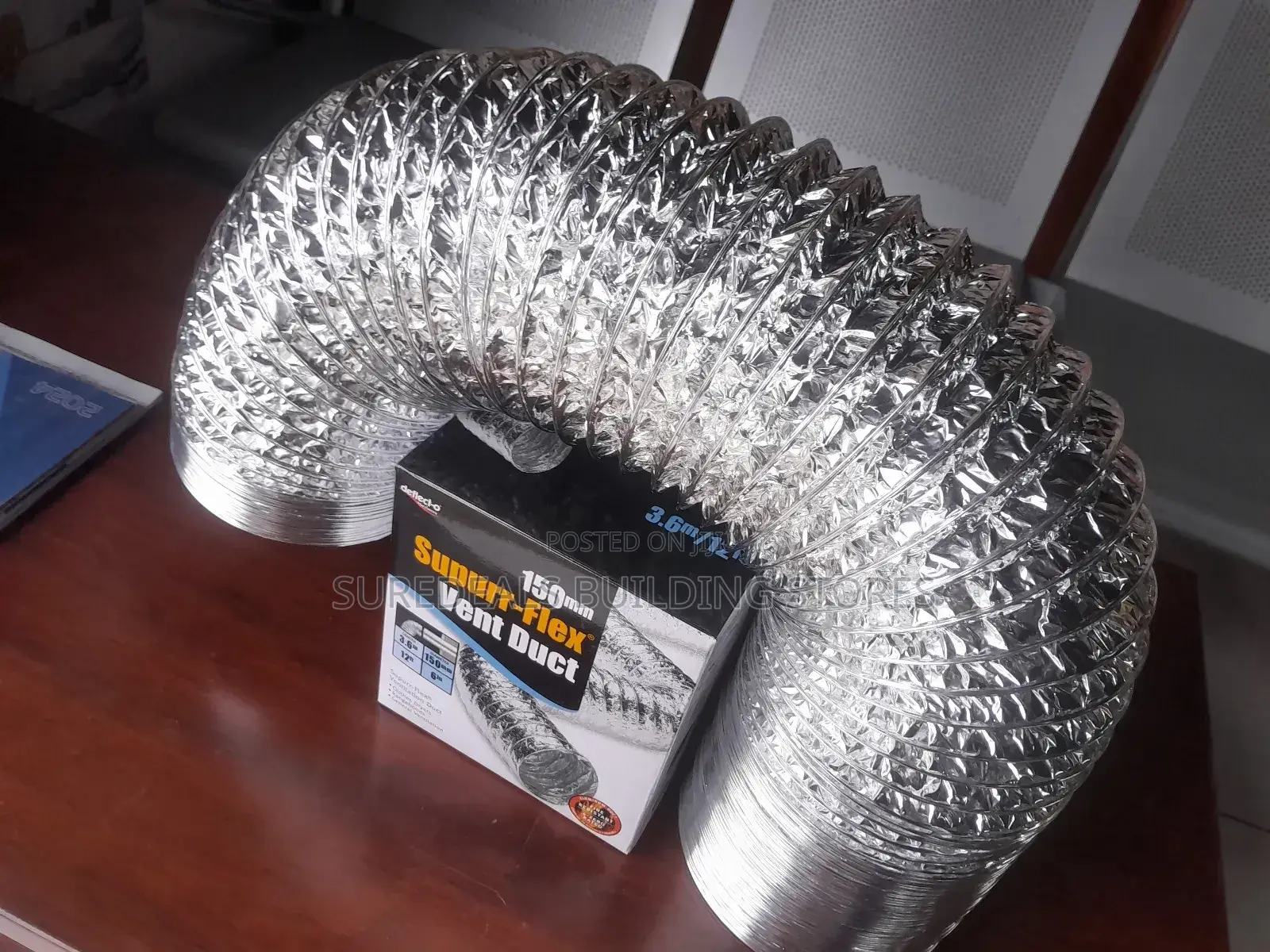 Aluminium Ducting Vent 100mm