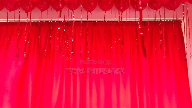 Wall Decor Red Curtains for Wall Covering