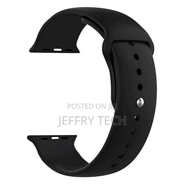 Replacement Silicone Band, 22mm, Black, for Huawei Watch Gt3 46mm, Gt