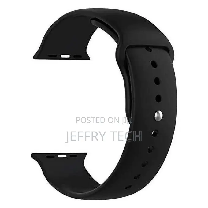 Replacement Silicone Band, 22mm, Black, for Huawei Watch Gt3 46mm, Gt