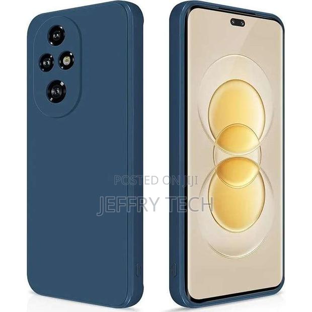 Blue Pouch for Honor 200 Pro - Flexible Tpu Silicone Protective Case - main view