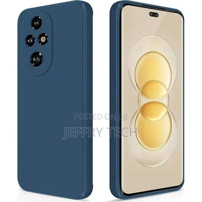 Blue Pouch for Honor 200 Pro - Flexible Tpu Silicone Protective Case