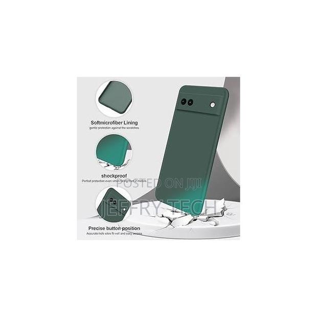 Liquid Silicone Case for Google Pixel 6a 5g: Green - thumbnail 2
