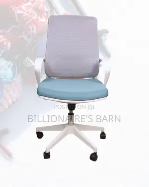 Breathable Mesh — White Office | Top Seller in Kenya