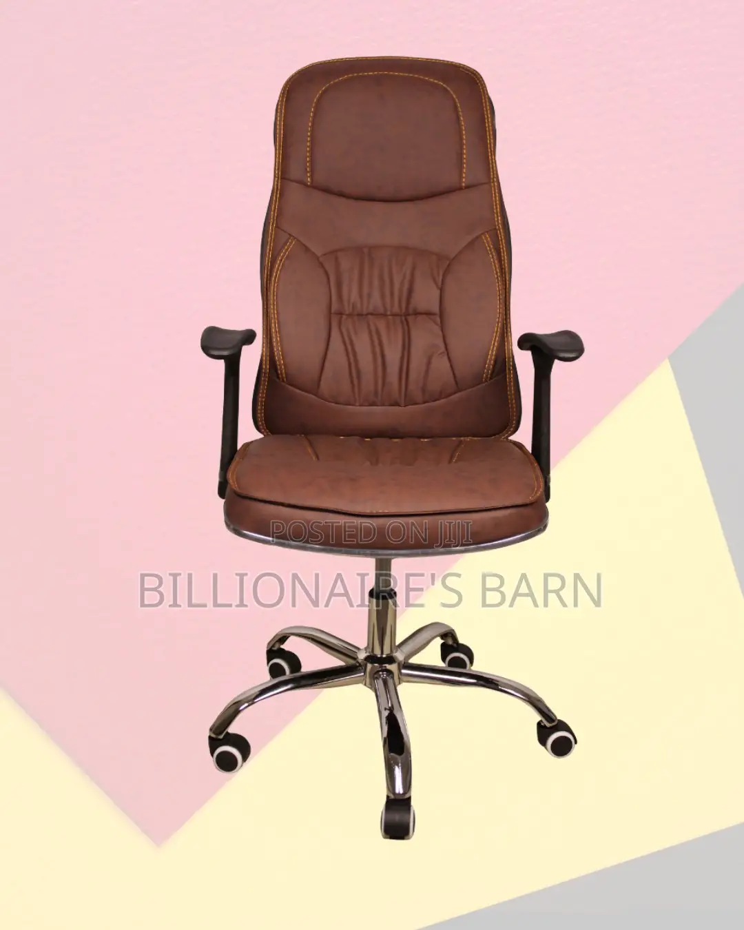 Adjustable Ergonomic Chair Leather | Perfect for Home Office