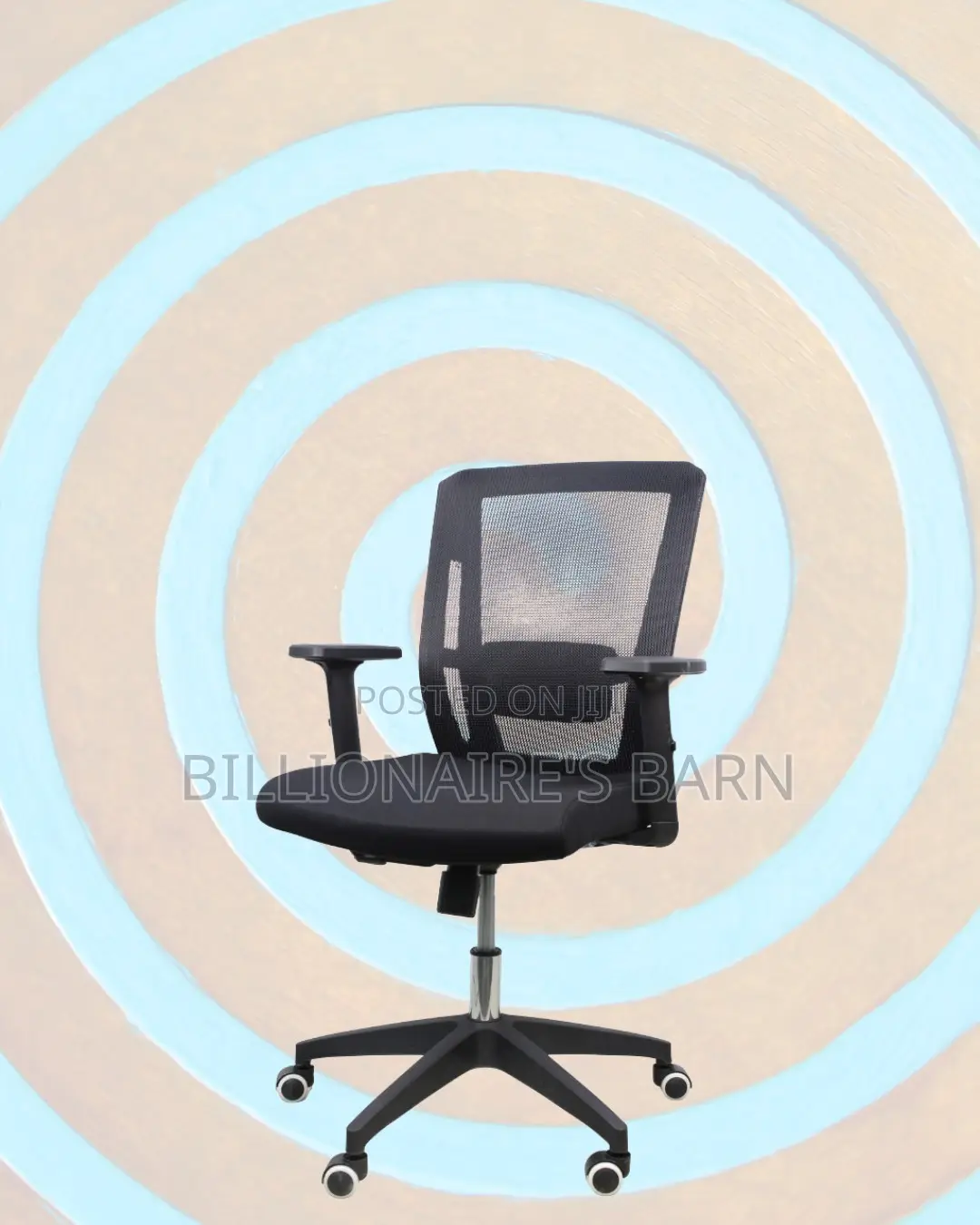 Compact Mid-Back Office Chair | Ideal for Desks Workstations
