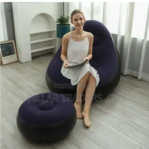 Inflatable Sofa With Foot Rest