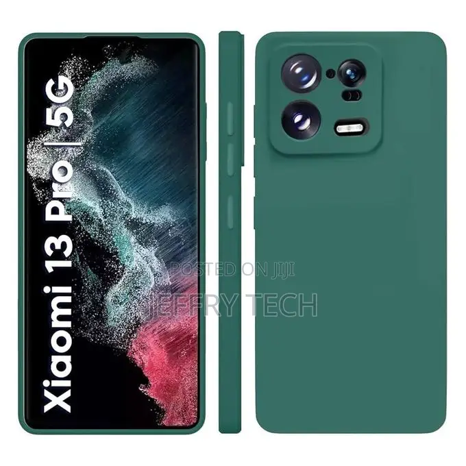 Green Pouch for Xiaomi 13 Pro - Flexible Tpu Silicone Protective Cover