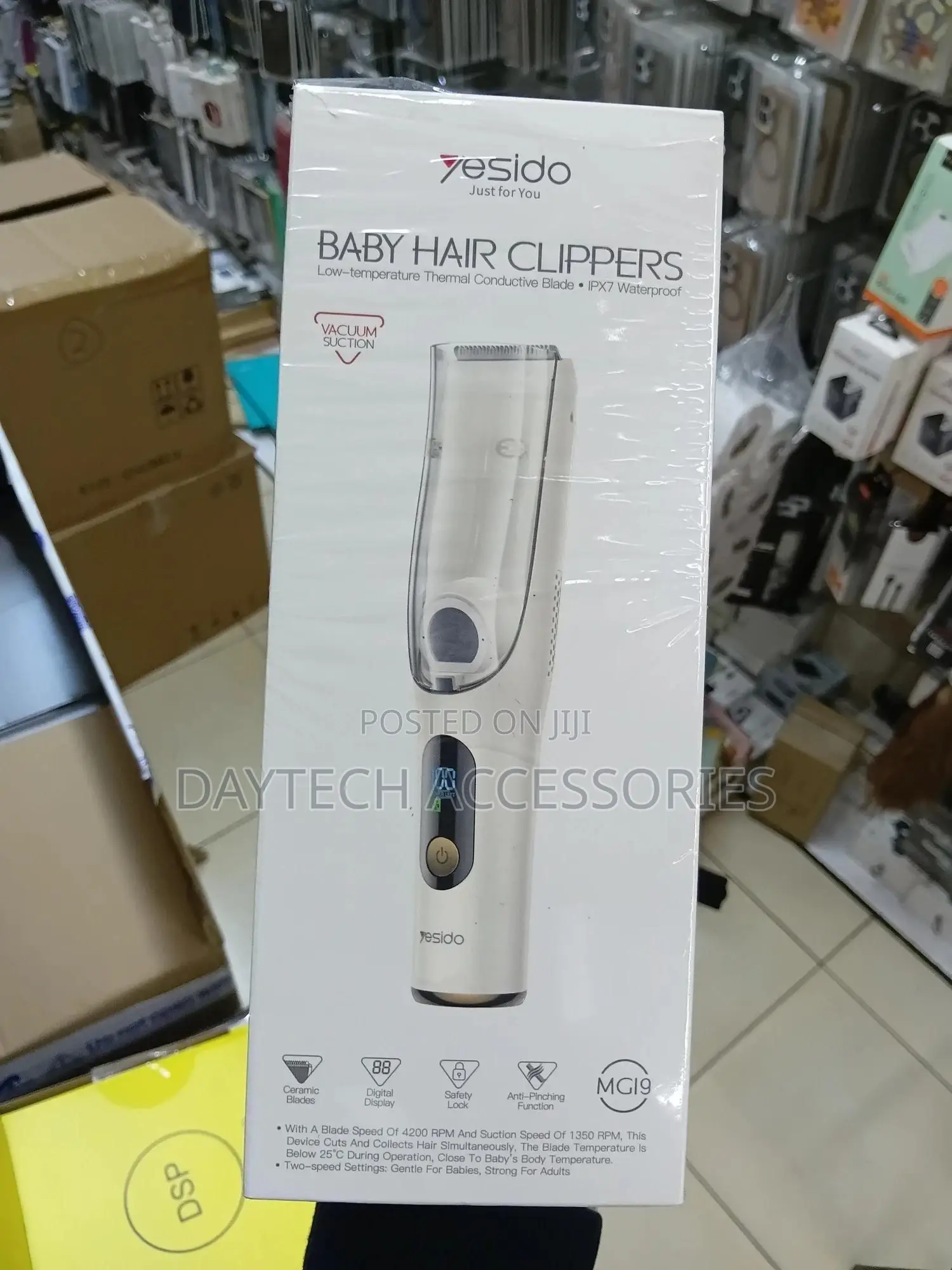 Yesido Mg19 Baby Hair Clipper.