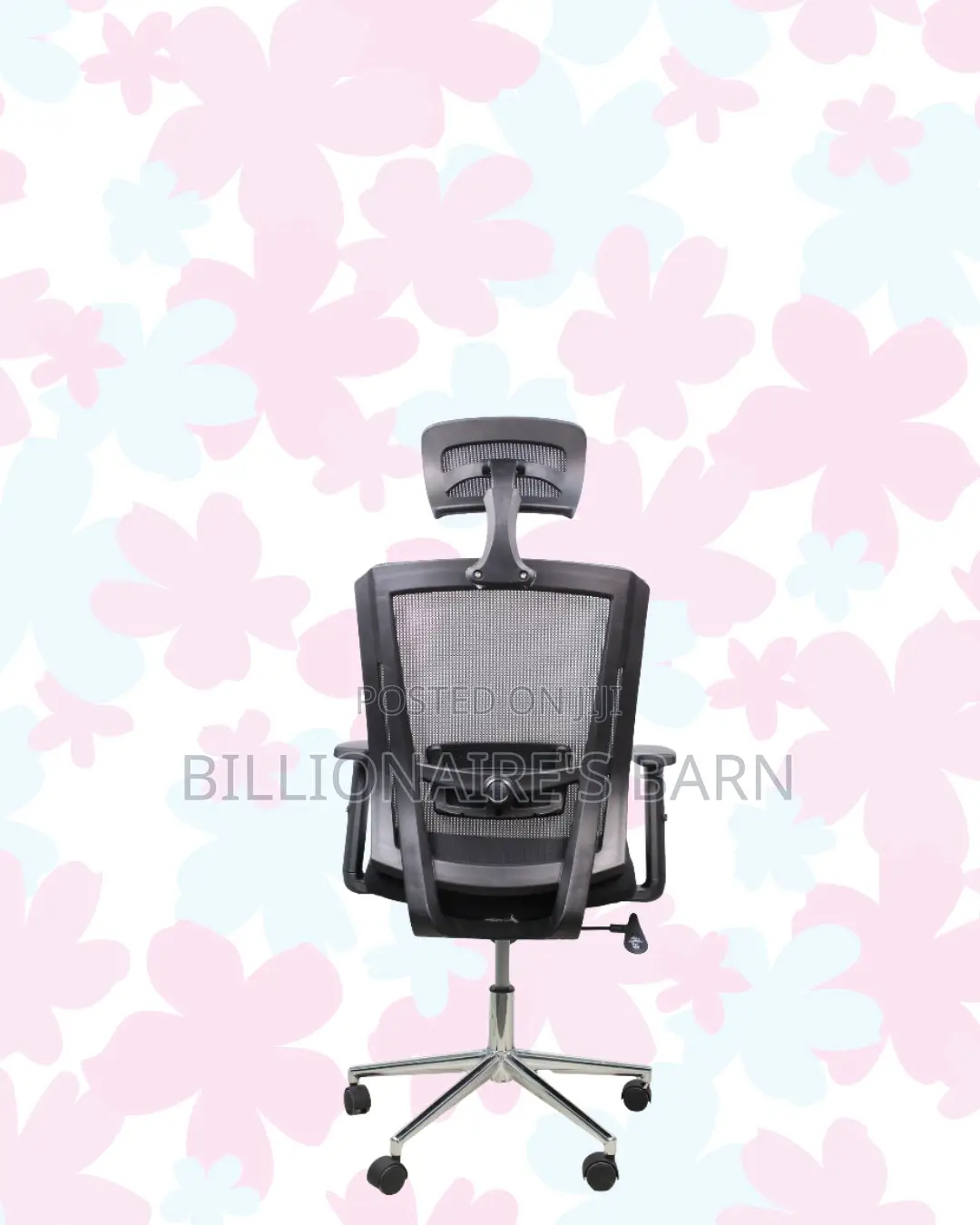 Comfort Mesh Office Chair | Modern Chrome Finish