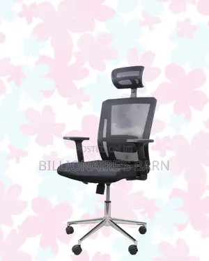 Comfort Mesh Office Chair | Modern Chrome Finish