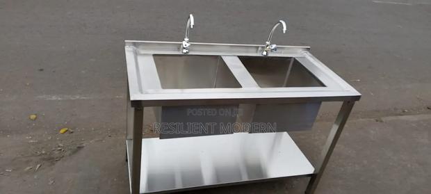 Stainless Steel Double Bowl Sink - main view
