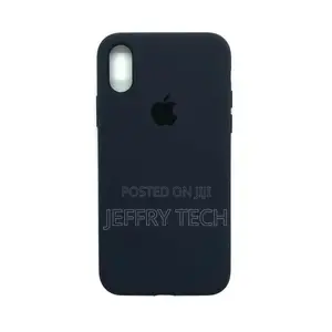 iPhone Xr Silicone Protective Cover Case - Black.