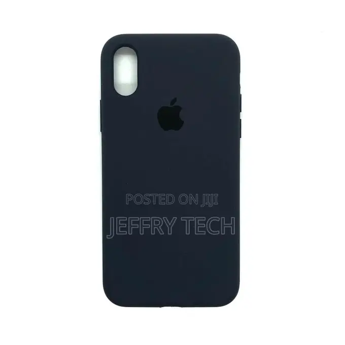 iPhone Xr Silicone Protective Cover Case - Black.