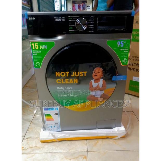 Syinix 8kgs Front Load Wash N Spin - main view