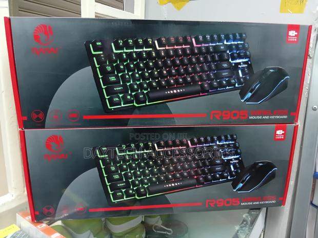 R905 Wireless Keyboard Mouse Combination Game Glowing Keyboard Set - thumbnail 2