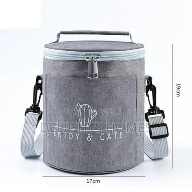 Insulated Round Lunch Bag_haw - thumbnail 3