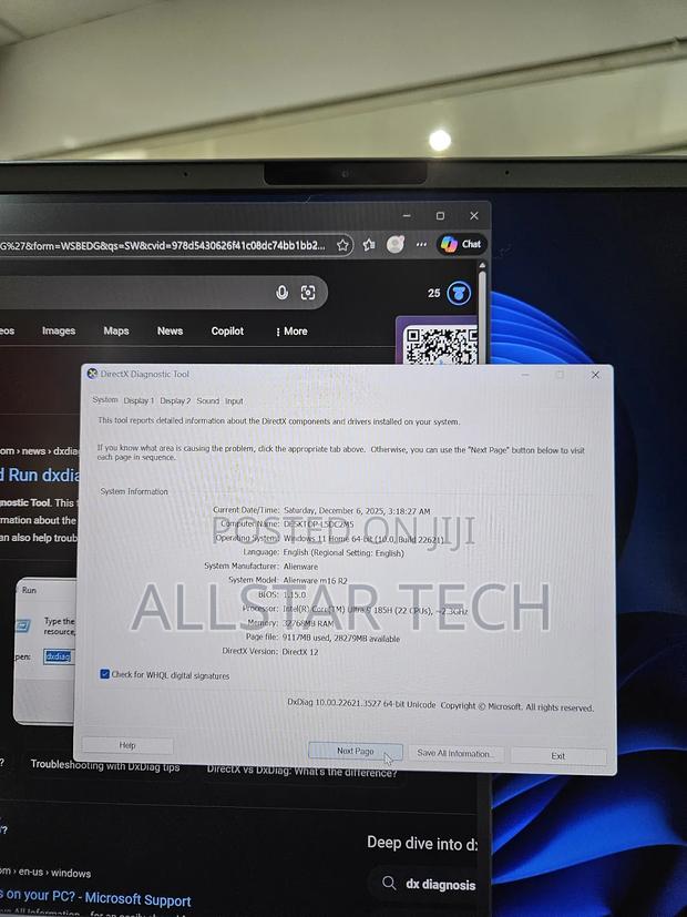 Laptop Dell Alienware M16 R2 32GB Intel Core Ultra 9 SSD 1T - thumbnail 7