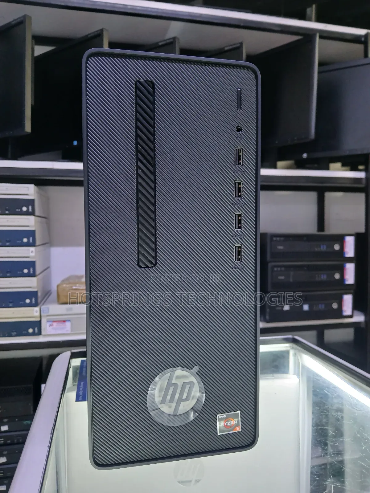 New Desktop Computer HP 8GB AMD Ryzen 5 HDD 500GB