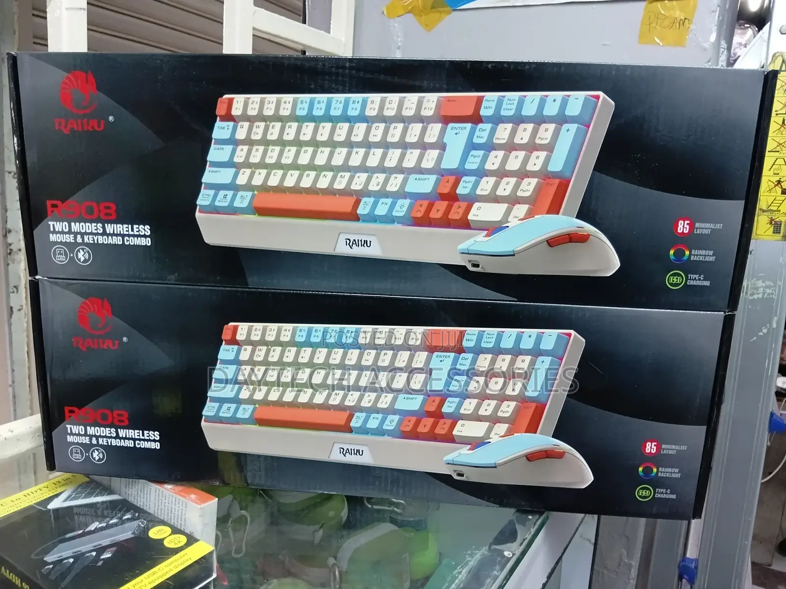 Raiku | Mini Wireless Bluetooth Dual Mode Keyboard and Mouse Set