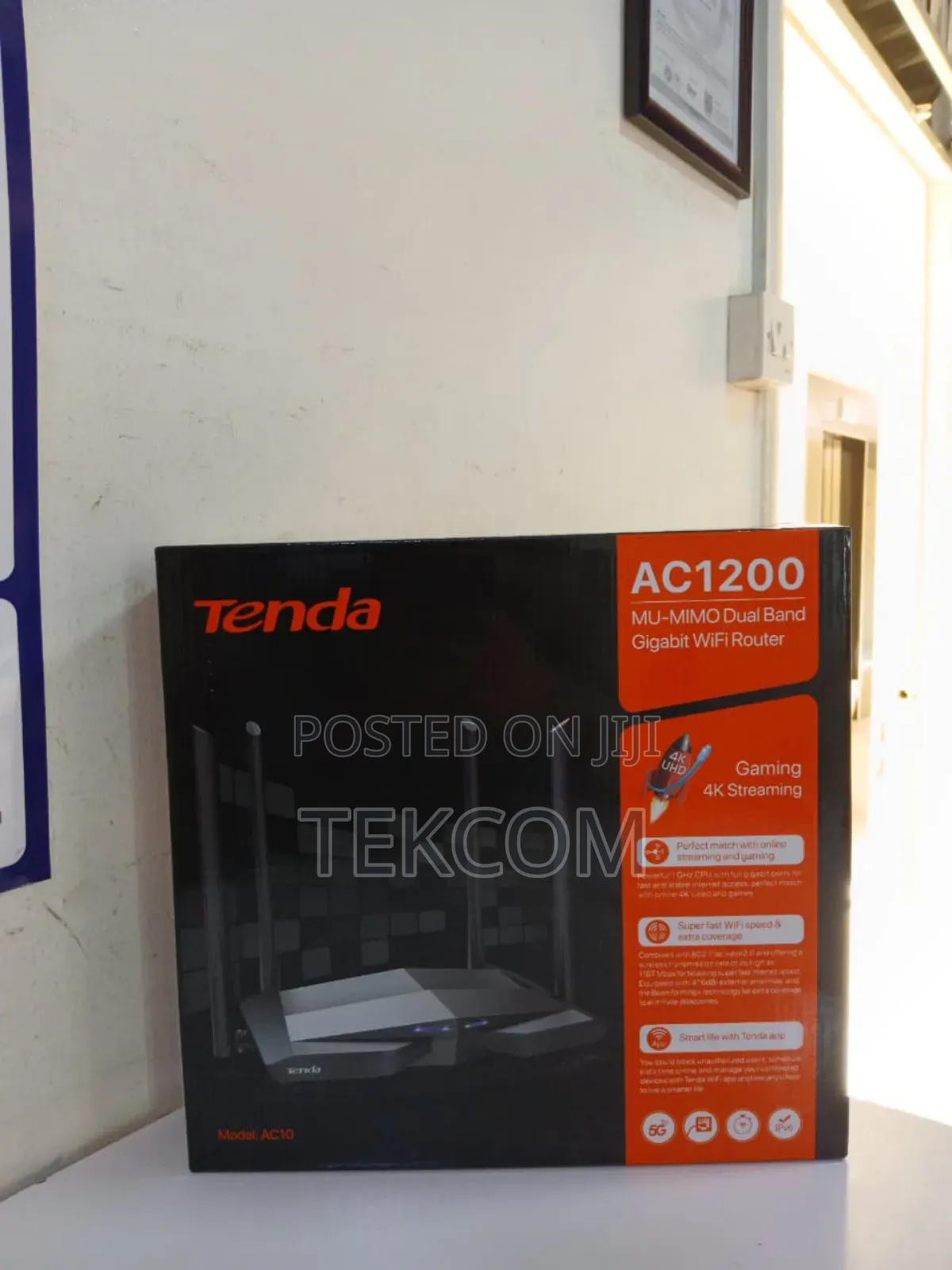 Tenda Ac10 Ac1200 Smart Dual-band Wireless Router