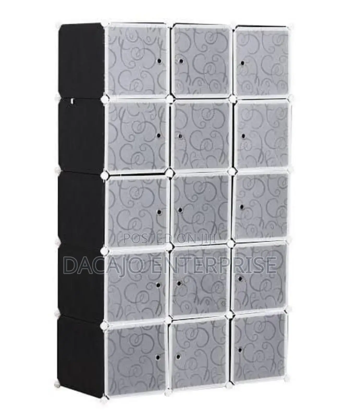 Quality Plastic Wardrobe 3 Column Available