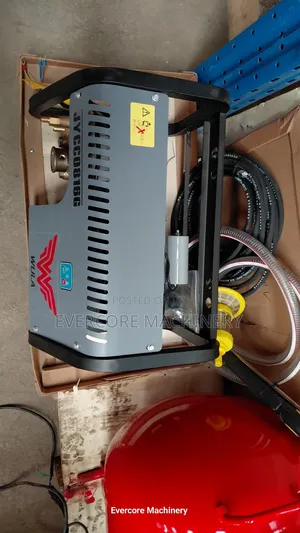 Commercial Highpressure Washer Machine With Pipe and Accessories.